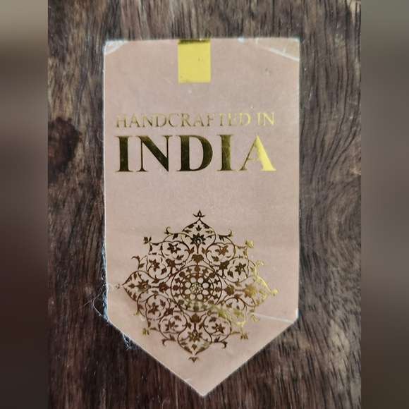 🌍 Rustic Brown Wooden Tray – Handcrafted in India 3-Compartment Organizer cute - Picture 10 of 16